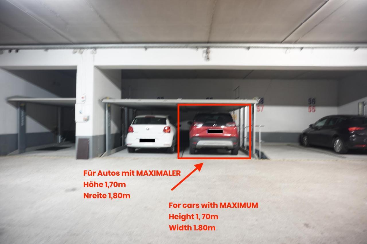 Neu Modernes Apartment In Top Lage, Free Parking Max 1,65M Hoehe Und 1,8M Breite Karlsruhe Exteriér fotografie